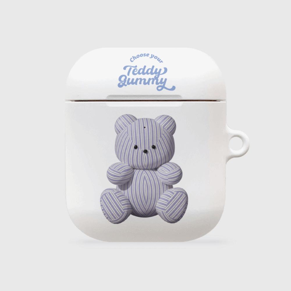 ｜THENINEMALL｜ Stripy Gummy AirPods Hard Case