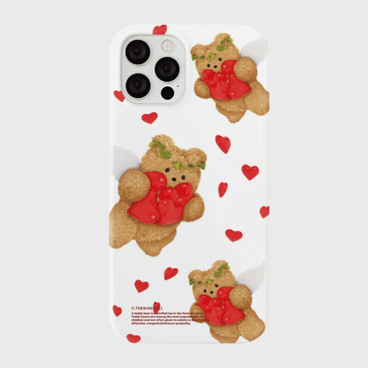 ｜THENINEMALL｜ 패턴 큐피드 Hard Phone Case (3 types)