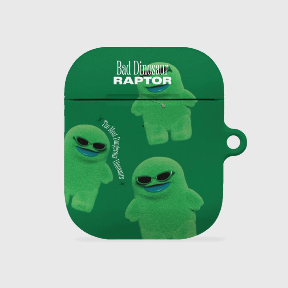 ｜THENINEMALL｜ Pattern Bad Raptor AirPods Hard Case