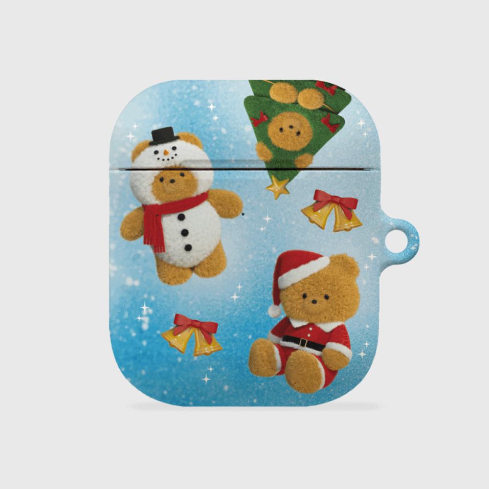 ｜THENINEMALL｜ Pattern Happy Holiday Gummy AirPods Hard Case