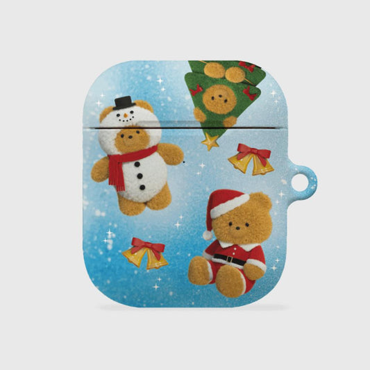 ｜THENINEMALL｜ Pattern Happy Holiday Gummy AirPods Hard Case