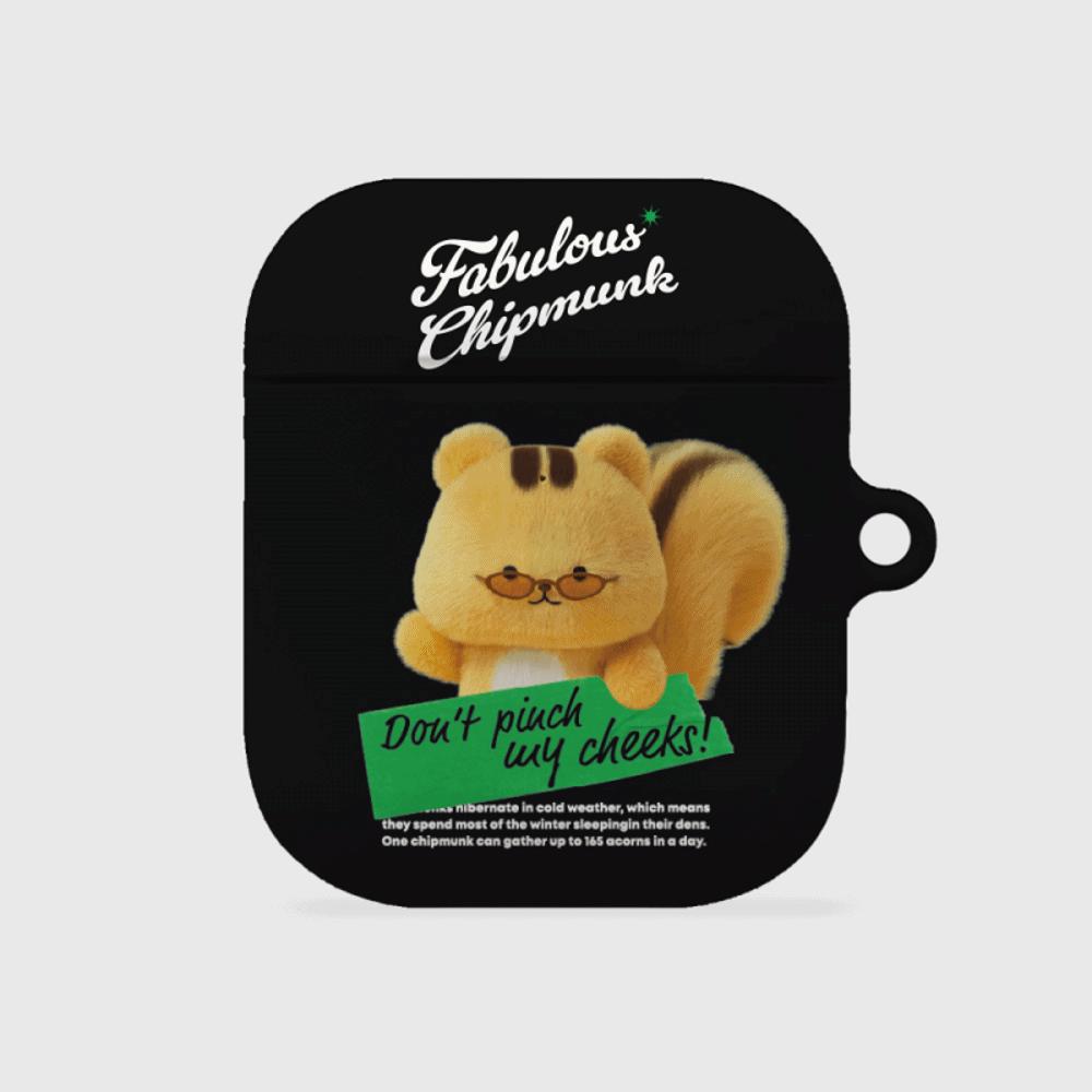 ｜THENINEMALL｜ Fabulous Chipmunk AirPods Hard Case