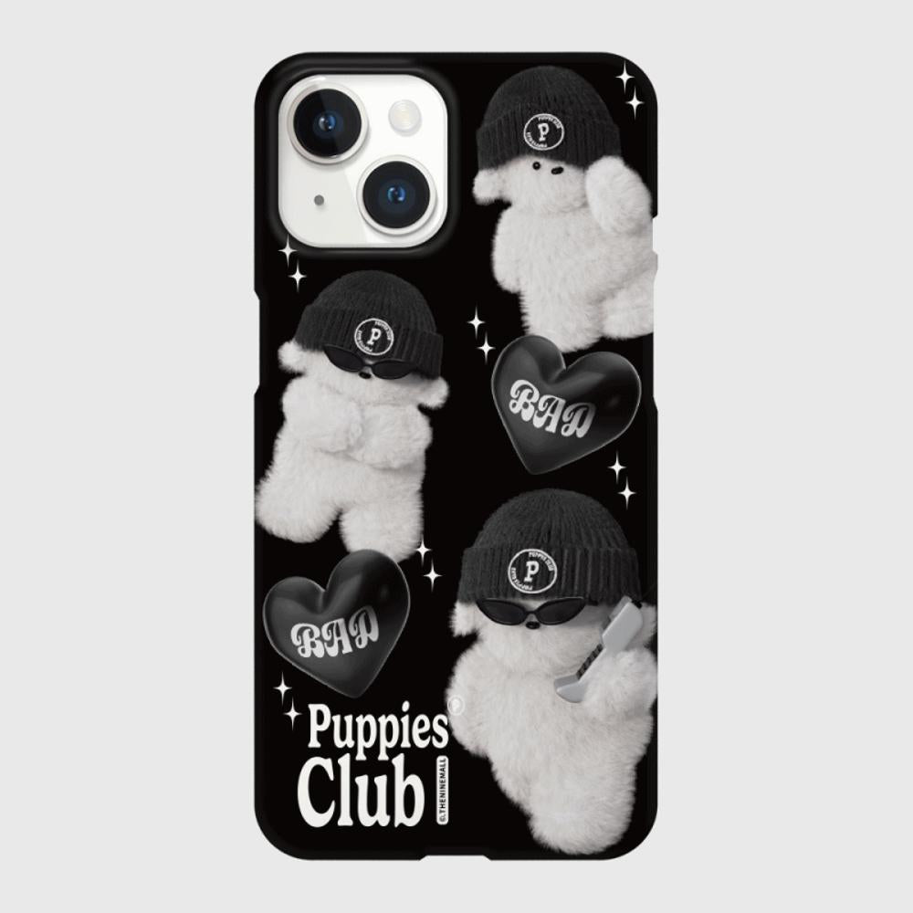 ｜THENINEMALL｜ Pattern Bad Puppy Hard Phone Case (2 types)