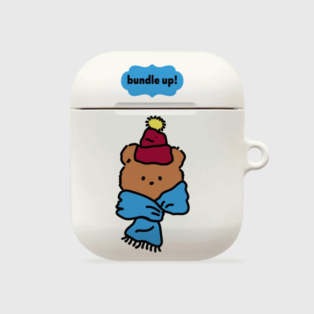 ｜THENINEMALL｜ Bundle Up Gummy AirPods Hard Case