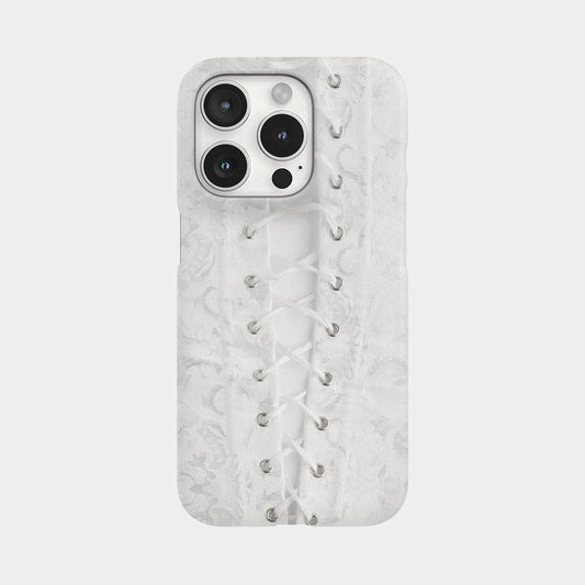 ｜Mademoment｜ White Race Design Phone Case