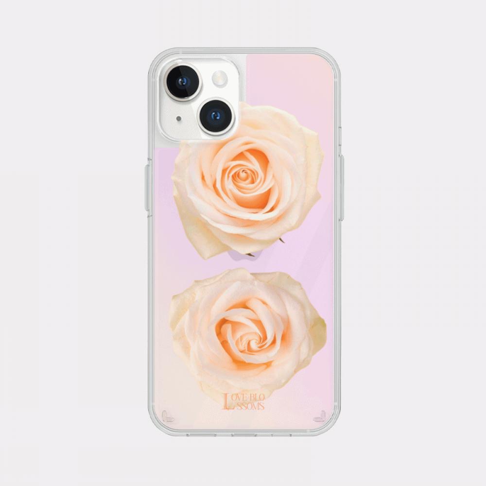 ｜Mademoment｜ Love Blossoms Design Glossy Mirror Phone