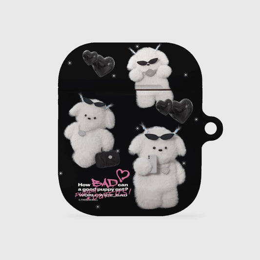 ｜THENINEMALL｜ Pattern Bad Puppy Outfits AirPods Hard Case