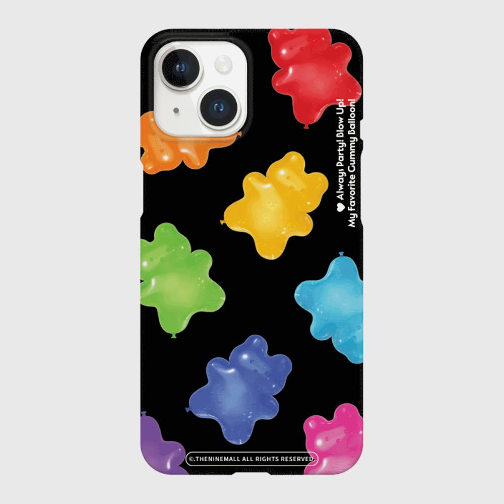 ｜THENINEMALL｜ Rainbow Gummy Balloon Hard Phone Case (2 types)