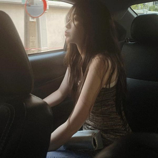 ｜SLOWAND｜ Hippie Bustier Knitting Dress (2 Colors)