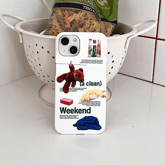 ｜Mademoment｜ Happy Weekend Design Phone Case
