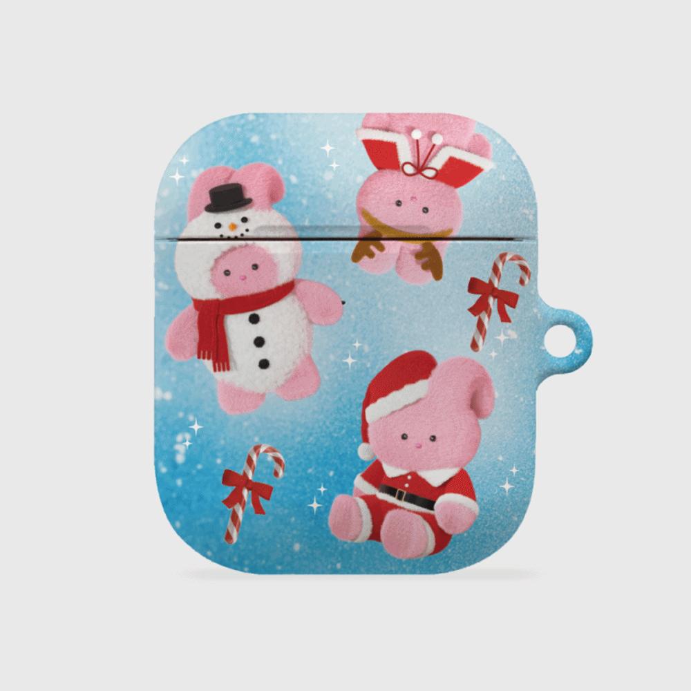 ｜THENINEMALL｜ Pattern Happy Holiday Windy AirPods Hard Case