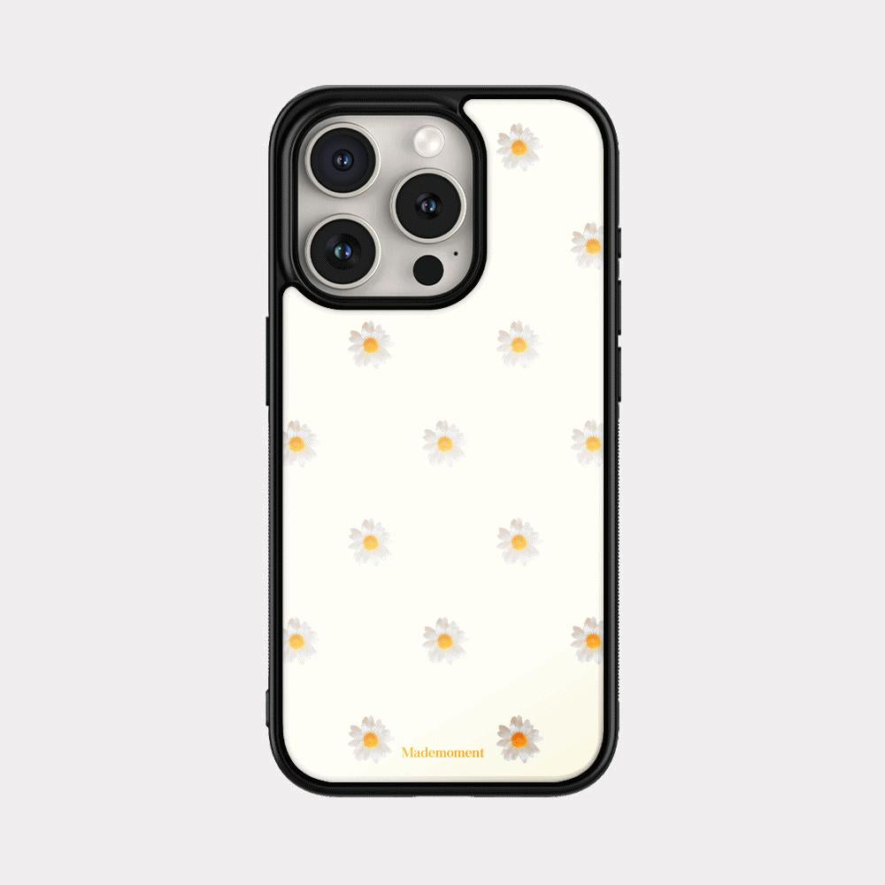 ｜Mademoment｜ Pure Daisy Pattern Design Bumper Phone Case
