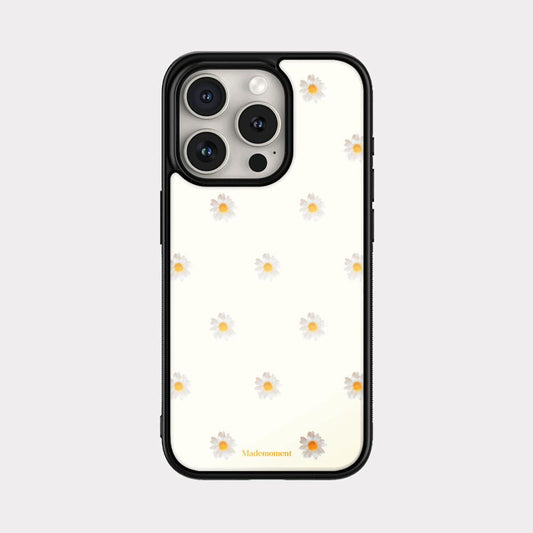 ｜Mademoment｜ Pure Daisy Pattern Design Bumper Phone Case