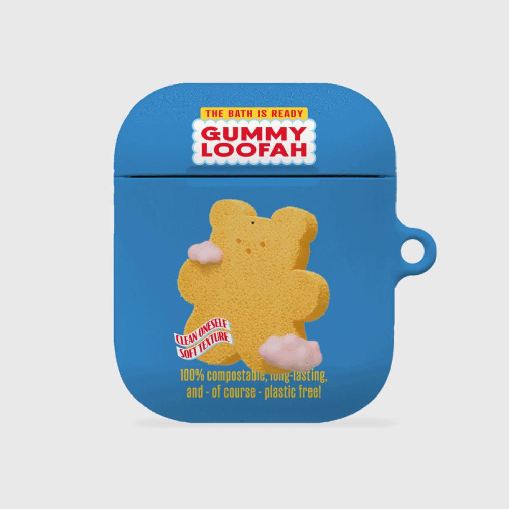 ｜THENINEMALL｜ Loofah Gummy AirPods Hard Case