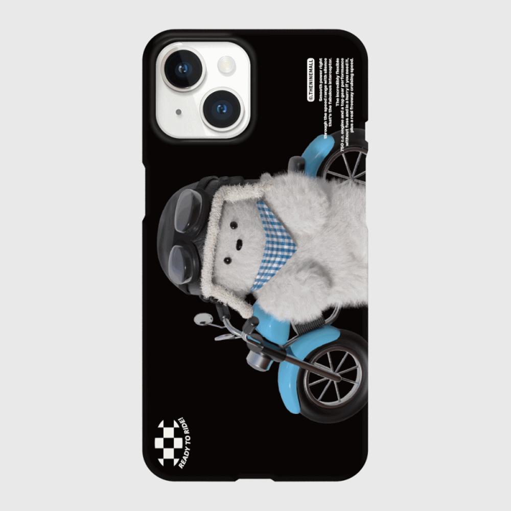 ｜THENINEMALL｜ Rider Puppy Hard Phone Case (2 types)