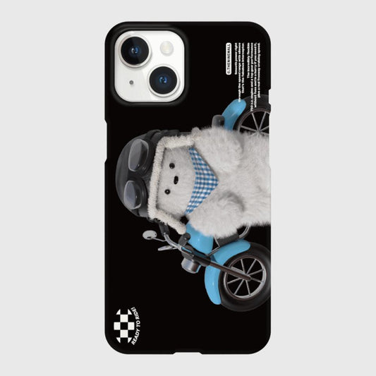｜THENINEMALL｜ Rider Puppy Hard Phone Case (2 types)