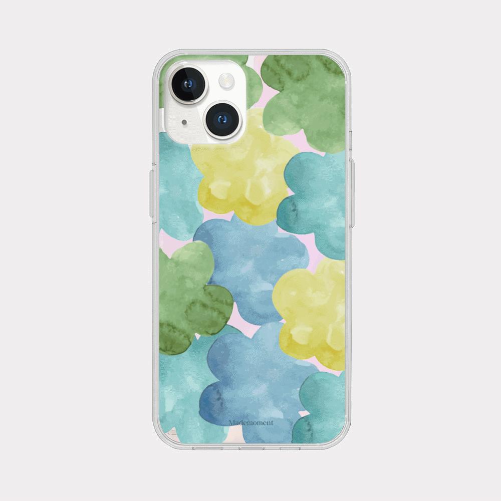 ｜Mademoment｜ Dreamy Pond Splash Design Glossy Mirror Phone