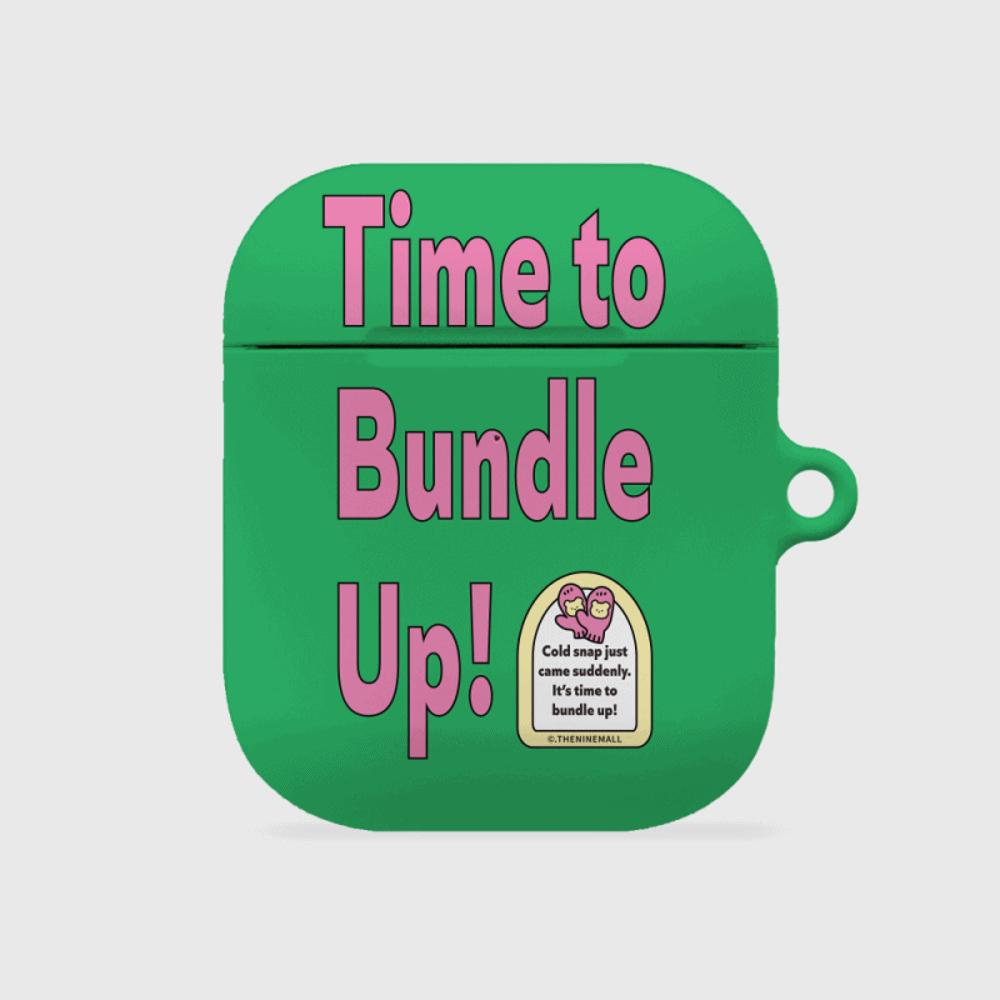 ｜THENINEMALL｜ Time To Bundle Up AirPods Hard Case