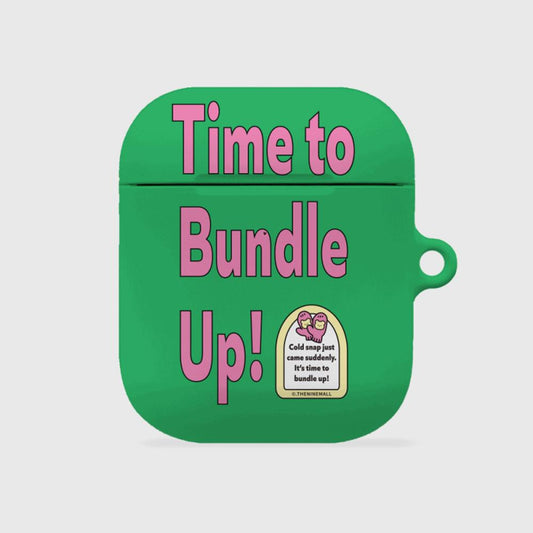 ｜THENINEMALL｜ Time To Bundle Up AirPods Hard Case
