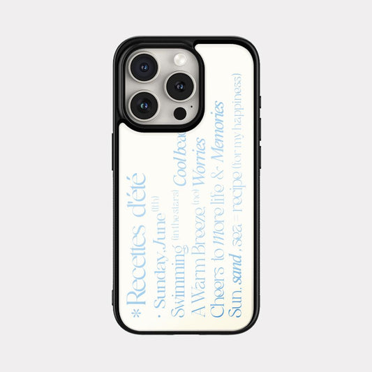 ｜Mademoment｜ Summer Recipe Design Bumper Phone Case