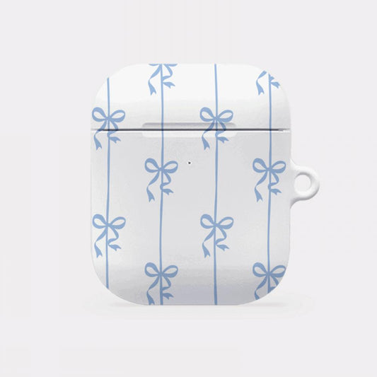｜Mademoment｜ Line Ribbon Pattern Design AirPods Case
