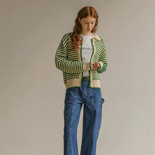 ｜PIGMENT｜ Embossing Cardigan