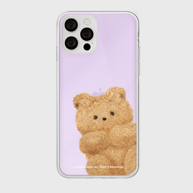 ｜THENINEMALL｜ 까꿍 베이비 테디구미 Mirror Phone Case