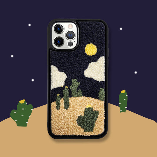 ｜MOMO CASE｜ 나이트타임 Embroidery Phone Case