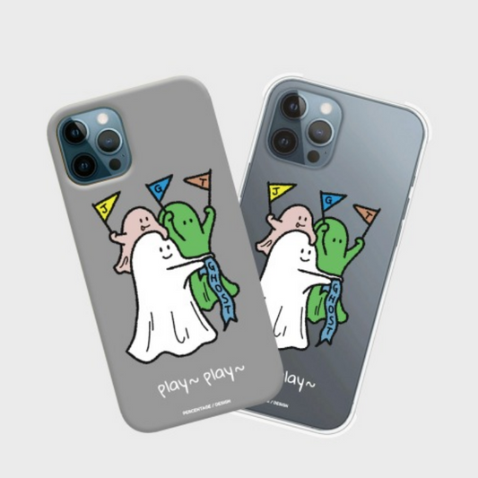 ｜PERCENTAGE｜ 유령가족 응원단 Phone Case (4 Types)