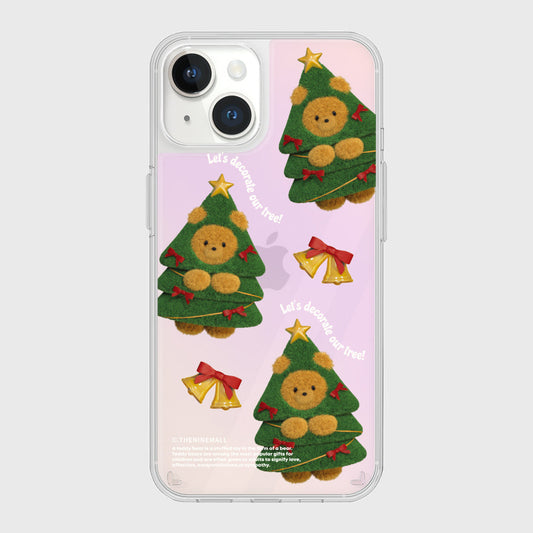 ｜THENINEMALL｜ Pattern Tree Gummy Mirror Phone Case