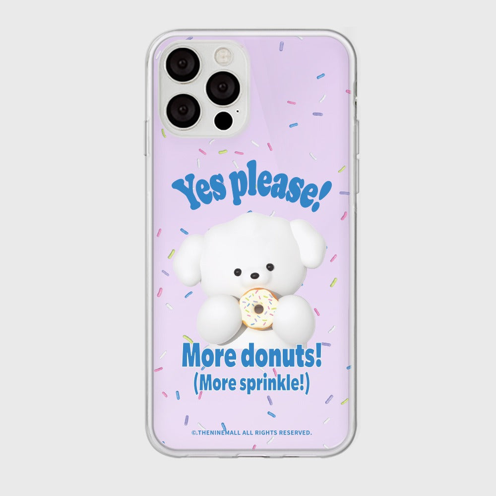 ｜THENINEMALL｜ More Donuts Ppokku Mirror Phone Case