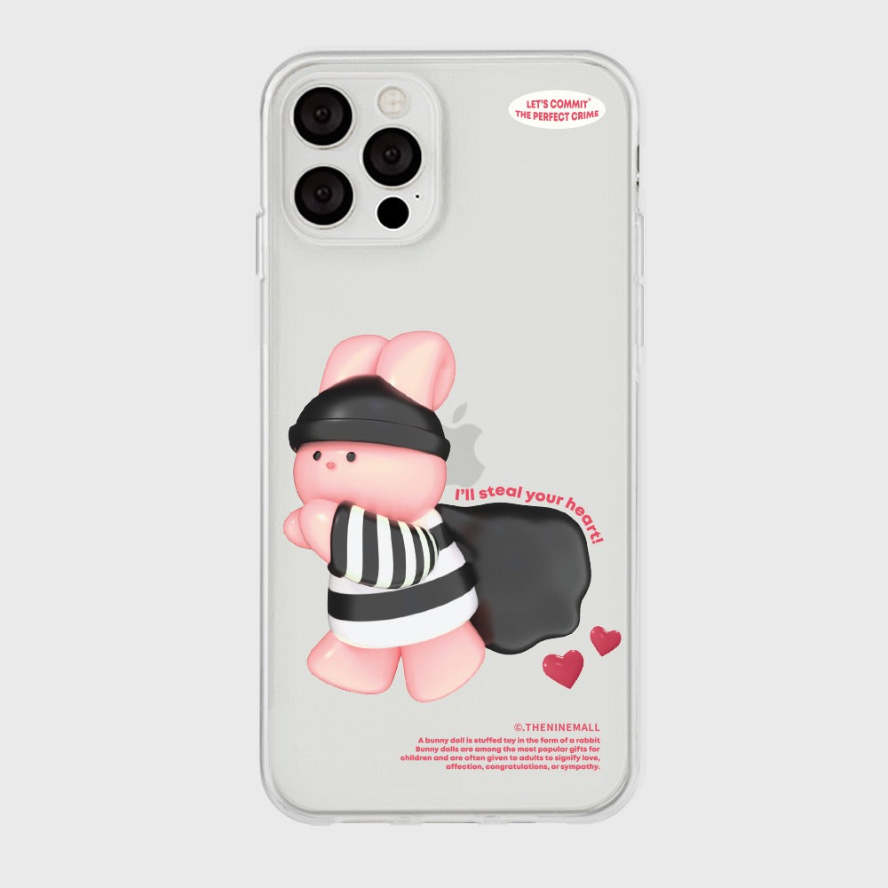 ｜THENINEMALL｜ 도둑 윈디 Clear Phone Case (3 types)