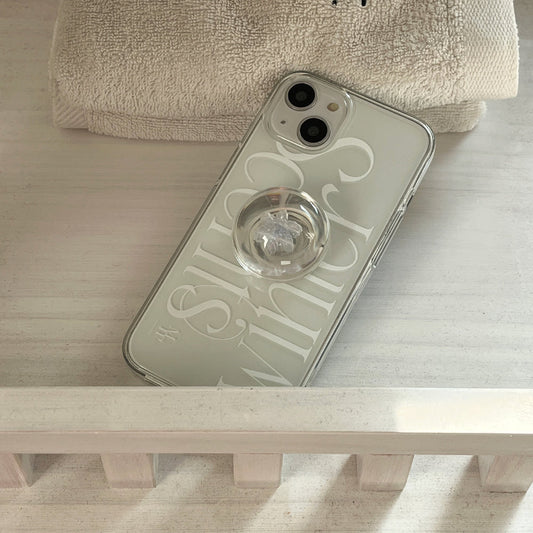 ｜Mademoment｜ Scents Of Winter Design Clear Phone Case (3 Types)