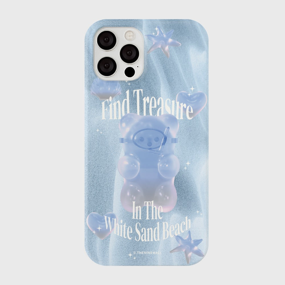 ｜THENINEMALL｜ 화이트 샌드 Hard Phone Case (3 types)