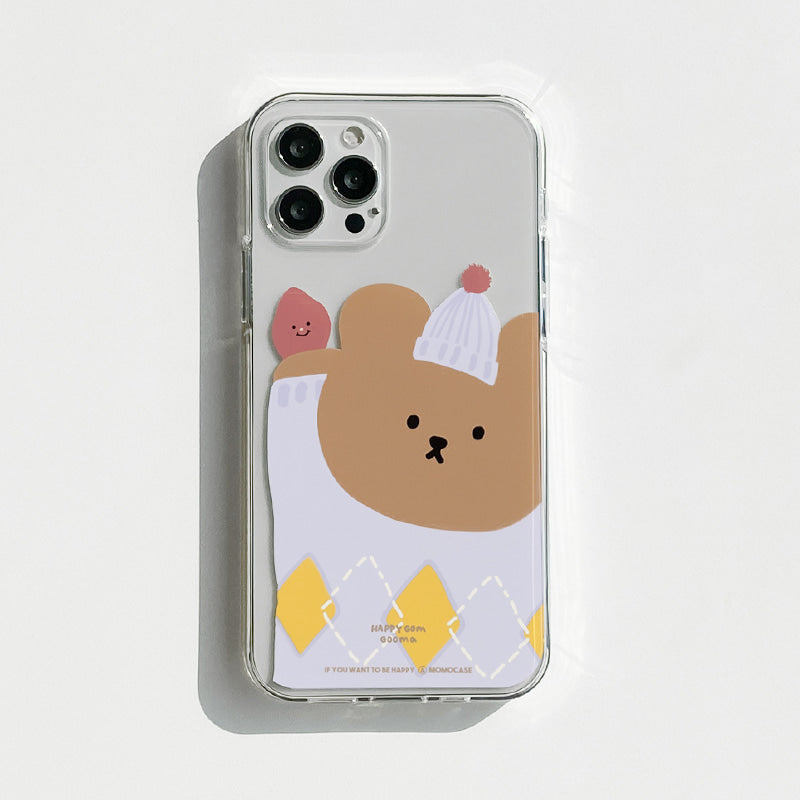 ｜MOMO CASE｜ 498 해피곰구마 Jelly Case