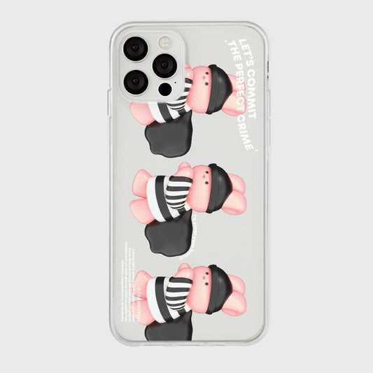 ｜THENINEMALL｜ 트리오 도둑 윈디 Clear Phone Case (3 types)