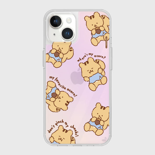 ｜THENINEMALL｜ Pattern Favorite Acorn Mirror Phone Case