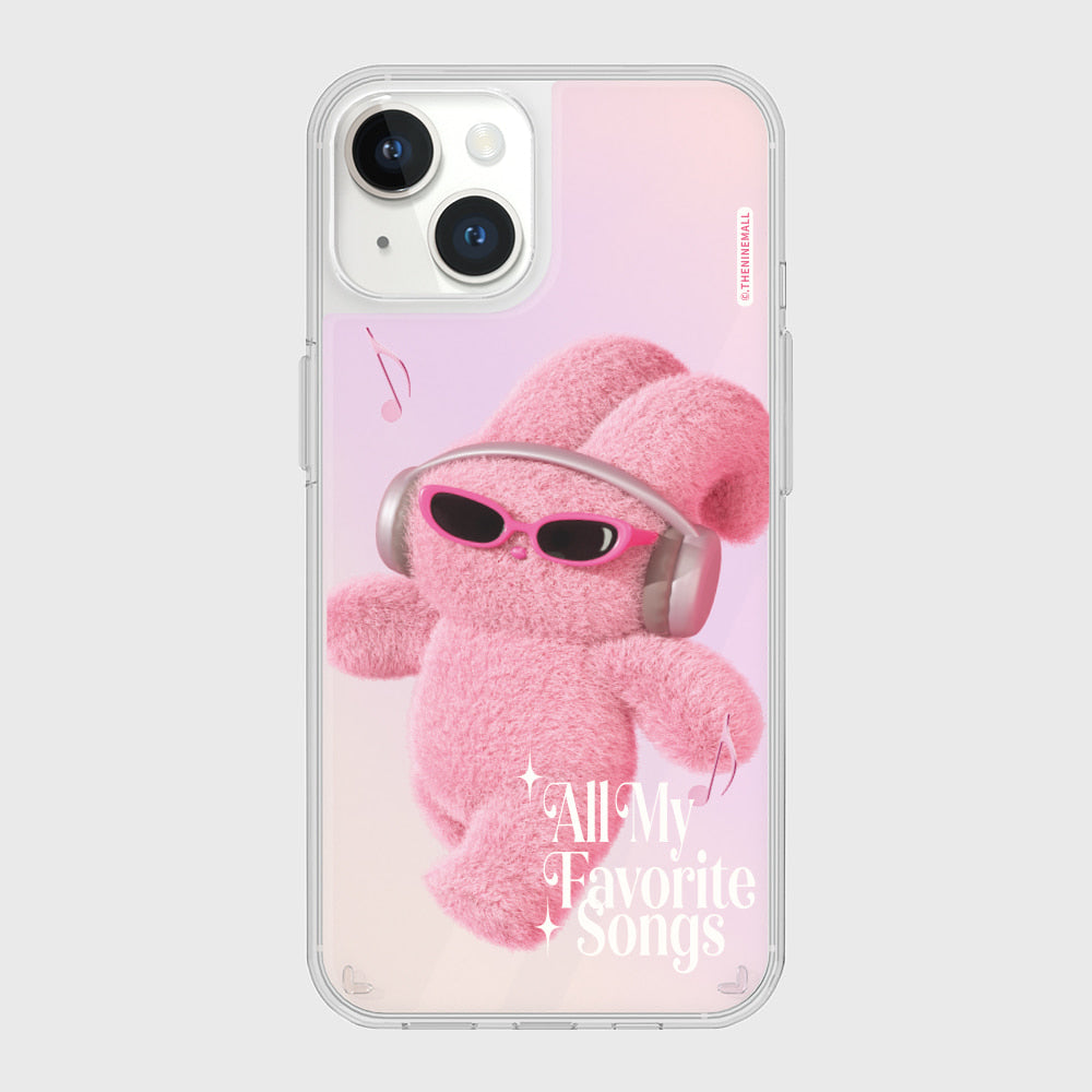 ｜THENINEMALL｜ Windy Favorite Songs Mirror Phone Case