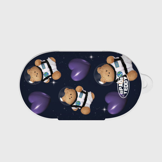 ｜THENINEMALL｜ 패턴 하트 스페이스 Buds, Buds Plus Case