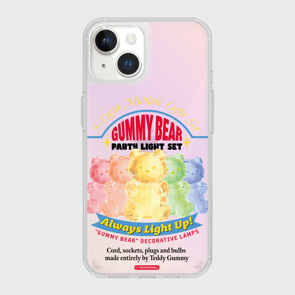 ｜THENINEMALL｜ Gummy Light Set Mirror Phone Case