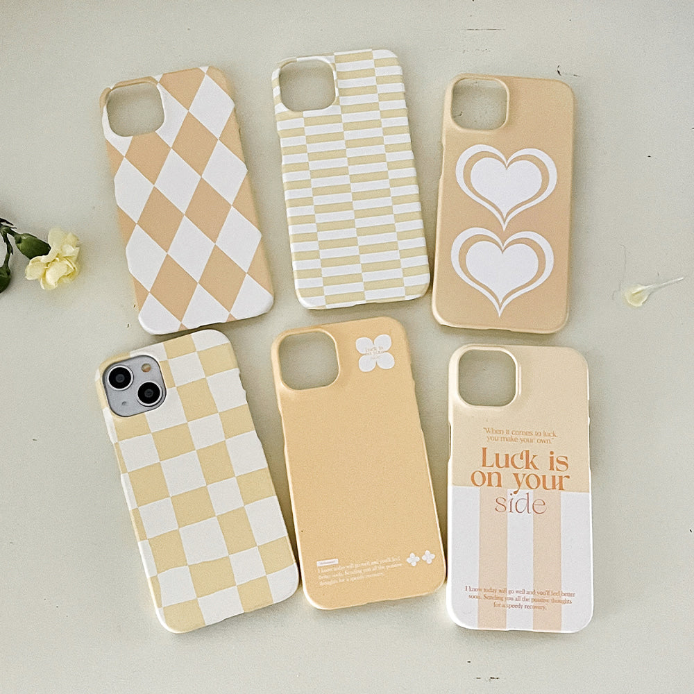 ｜Mademoment｜ Coloring Yellow Design Phone Case