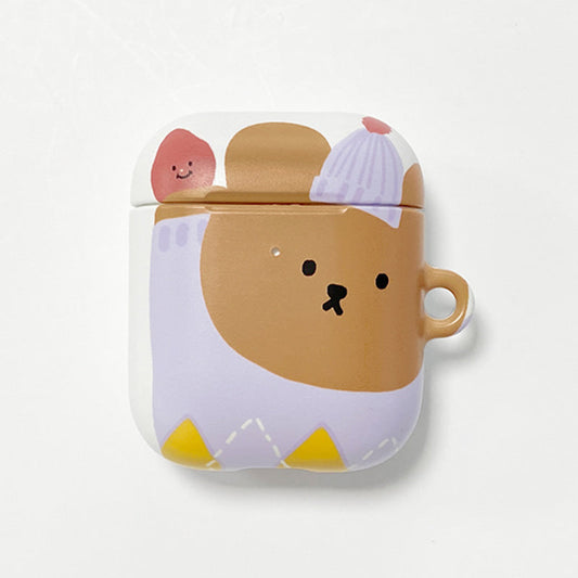 ｜MOMO CASE｜ 498 해피곰구마 Airpods Case