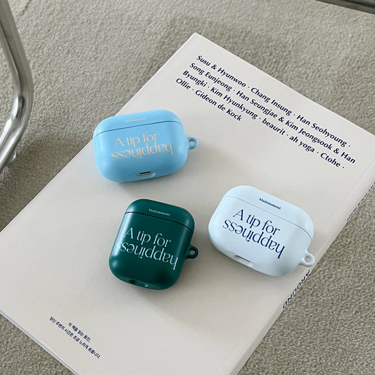 ｜Mademoment｜ Happiness Lettering Design AirPods