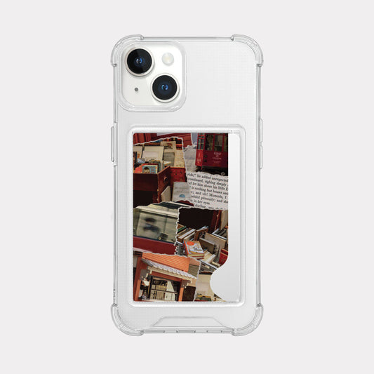 ｜Mademoment｜ Collage Vintage Store Design Clear Phone Case (1 Type)