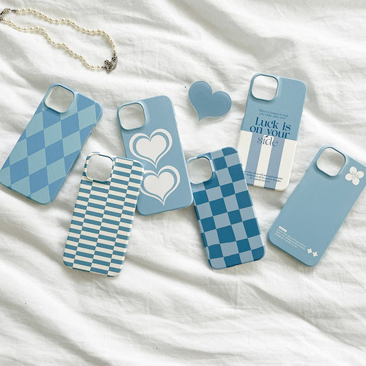 ｜Mademoment｜ Coloring Blue Design Phone Case