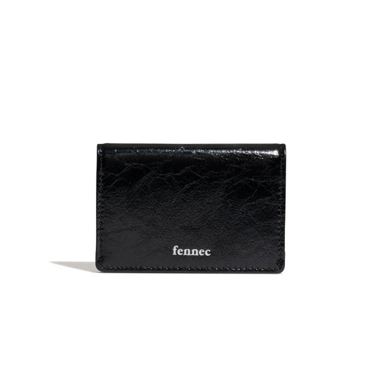｜Fennec｜ CRINKLE SOFT CARD CASE - BLACK