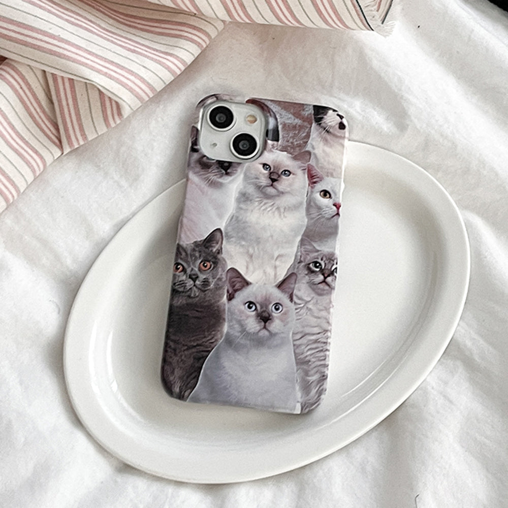 ｜Mademoment｜ Meow Cat Friends Design Phone Case