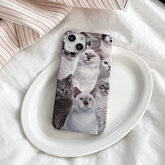｜Mademoment｜ Meow Cat Friends Design Phone Case