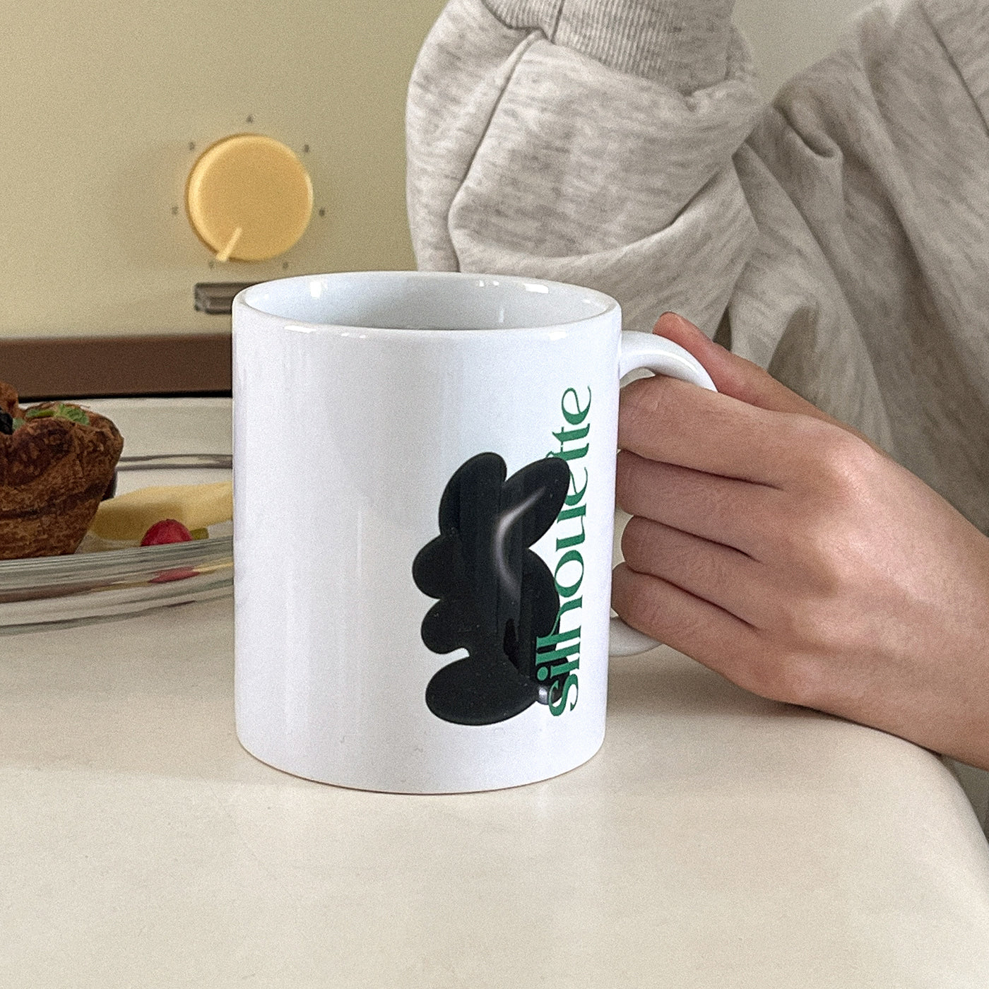 ｜Mademoment｜ Rabbit Sihouette Mug 360ml