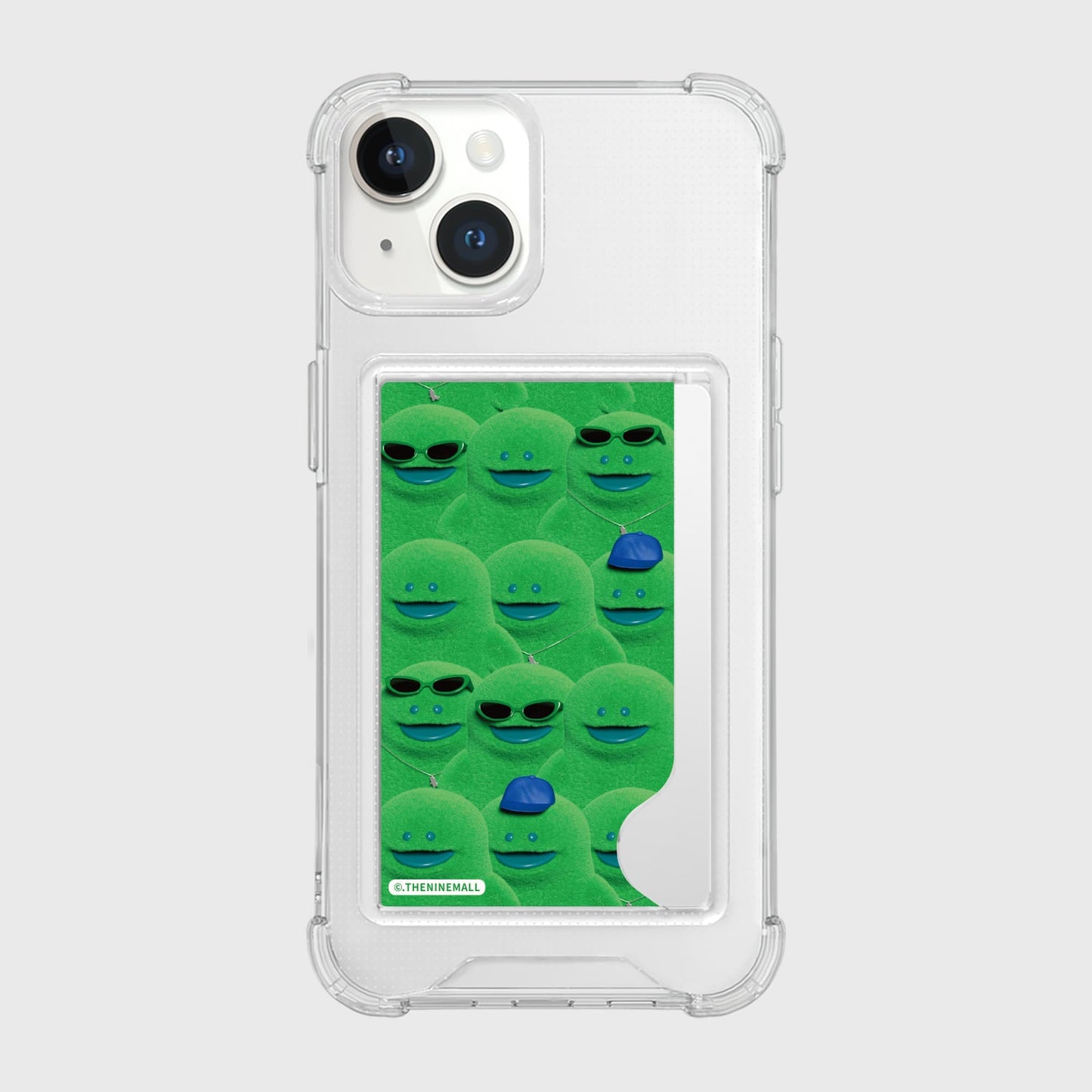 ｜THENINEMALL｜ Nice Raptor Pattern Clear Phone Case (1 type)